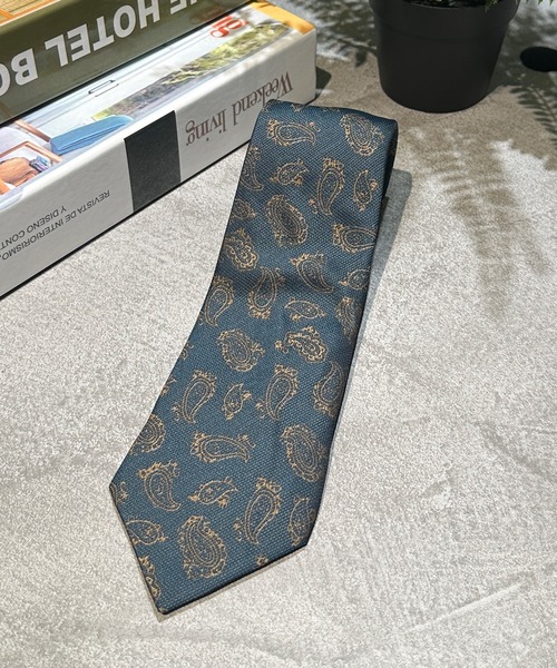 kutir（クティール）の「kutirlune／アソートペイズリー柄ネクタイ（ネクタイ・レディース・グリーン/ブラウン・FREE）」の6枚目の写真