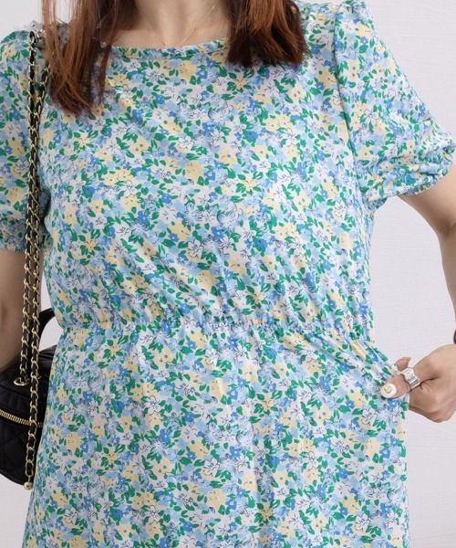 Miniministore(ミニミニストア)の「花柄 ロングワンピース レディース 春夏(ワンピース・レディース・グリーン・2XL/L/XL/M)」の12枚目の写真
