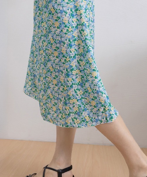 Miniministore(ミニミニストア)の「花柄 ロングワンピース レディース 春夏(ワンピース・レディース・グリーン・2XL/L/XL/M)」の15枚目の写真