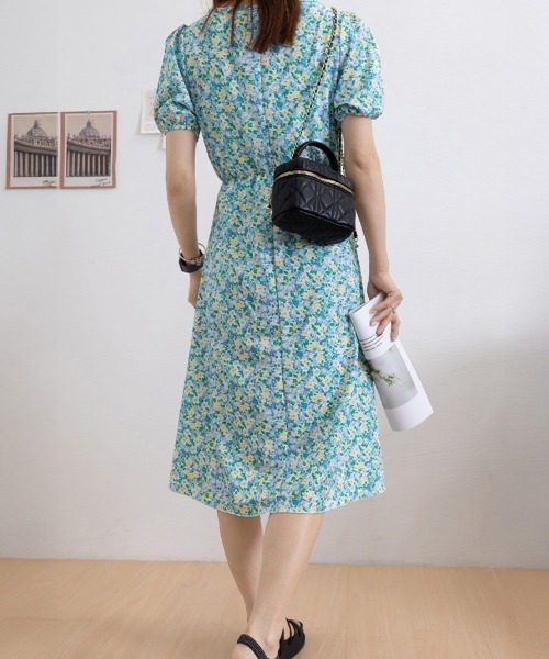 Miniministore(ミニミニストア)の「花柄 ロングワンピース レディース 春夏(ワンピース・レディース・グリーン・2XL/L/XL/M)」の16枚目の写真