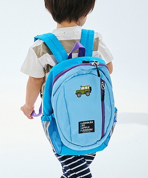 kladskap（クレードスコープ）の「ワンポイント刺しゅうリュック（バックパック/リュック・キッズ・ターコイズブルー/エメラルド/ピンク・S/M）」の2枚目の写真