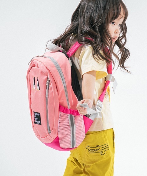 kladskap（クレードスコープ）の「ワンポイント刺しゅうリュック（バックパック/リュック・キッズ・ターコイズブルー/エメラルド/ピンク・S/M）」の4枚目の写真