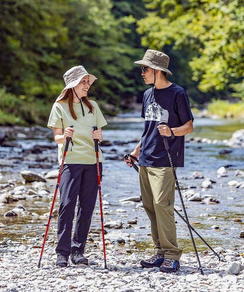 phenix outdoor(フェニックスアウトドア)の「phenix OUTDOOR(フェニックスアウトドア) レディース アウトドアロゴ 半袖Tシャツ (吸水速乾 / 抗菌防臭)(Tシャツ/カットソー・レディース・オフホワイト/グリーン系/ブラック・SMALL/MEDIUM/LARGE)」の22枚目の写真