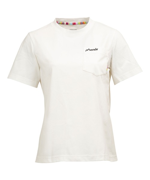 phenix outdoor(フェニックスアウトドア)の「phenix OUTDOOR(フェニックスアウトドア) レディース アウトドアロゴ 半袖Tシャツ (吸水速乾 / 抗菌防臭)(Tシャツ/カットソー・レディース・オフホワイト/グリーン系/ブラック・SMALL/MEDIUM/LARGE)」の13枚目の写真