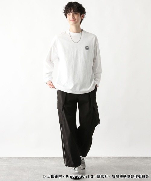 RAGEBLUE(レイジブルー)の「【攻殻機動隊 S.A.C.】コラボ/プリントロンT(Tシャツ/カットソー・メンズ・ブラック/ホワイト/ネイビー・MEDIUM/LARGE)」の4枚目の写真