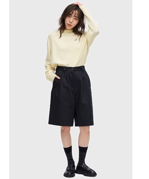 ■FRED PERRY■ Womens Longline Twill Shorts Black AFPF241710 Fred Perry longline twill shorts in black | ASOS