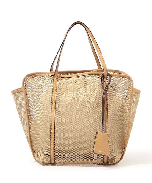 ORSETTO（オルセット）の「ORSETTO メッシュトート（トートバッグ・レディース・ベージュ/ネイビー・FREE）」の2枚目の写真