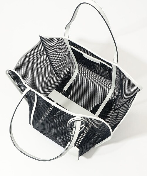 ORSETTO（オルセット）の「ORSETTO メッシュトート（トートバッグ・レディース・ベージュ/ネイビー・FREE）」の7枚目の写真