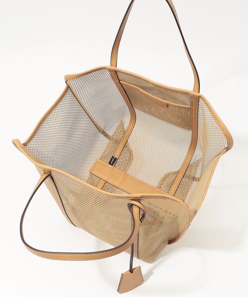 ORSETTO（オルセット）の「ORSETTO メッシュトート（トートバッグ・レディース・ベージュ/ネイビー・FREE）」の9枚目の写真