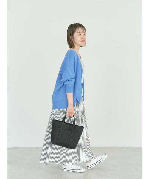 AMERICAN HOLIC(アメリカンホリック)の「【WEB限定・小柄女性向け】ティアードギャザースカート(スカート・レディース・ブラック/ブルー系その他7/ストライプ・XS)」の9枚目の写真