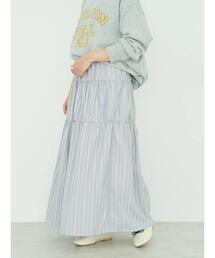 【WEB限定・小柄女性向け】ティアードギャザースカート