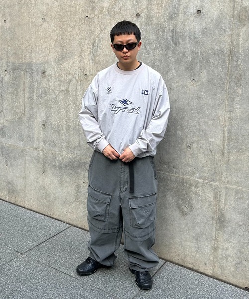 WHO'S WHO gallery(フーズフーギャラリー)の「【KOOKY'N/クーキー】BRONXヴィンテージライクワイドカーゴパンツ(カーゴパンツ・メンズ・チャコールグレー/インディゴブルー・FREE)」の5枚目の写真