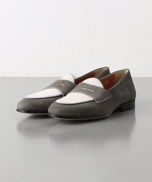 ポルペッタ　イタリア製 レザー コンビローファー ポルペッタ イタリア製 レザー コンビローファー