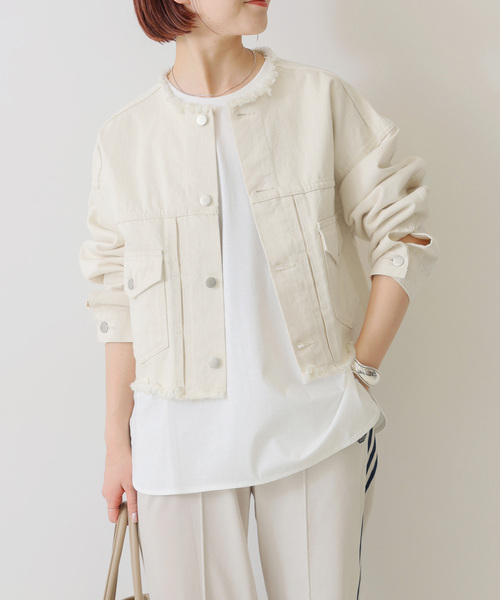 ESLOW / エスロー NO COLLAR JACKET 82475960_38_d_500.jpg