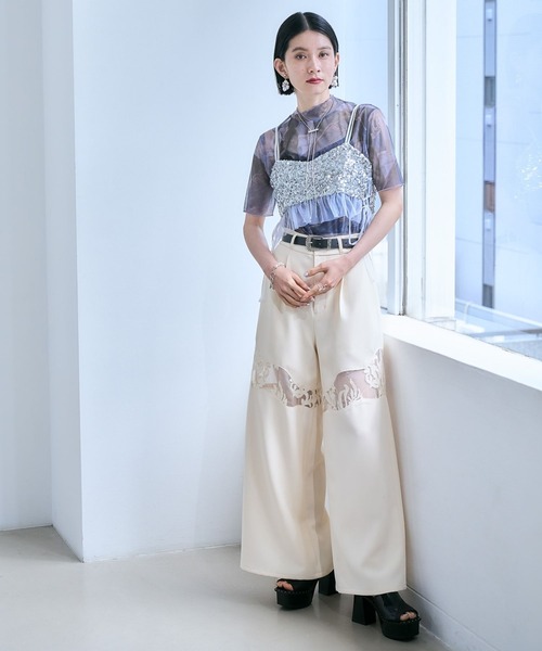 セール】vintageシシュウキリカエパンツ(HARE)（その他パンツ）｜HARE  