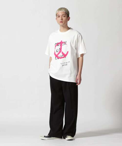 L.H.P(エルエイチピー)の「【WEB&DEPOT限定】UMLAUT/ウムラウト/グラフィックTEE(Tシャツ/カットソー・メンズ・ブラック/ホワイト・L/M)」の18枚目の写真
