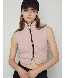 EMODA | プレーティングリブタンクトップ(ニット/セーター)