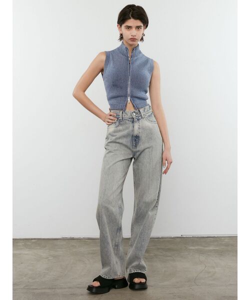 EMODA（エモダ）の「プレーティングリブタンクトップ（ニット/セーター・レディース・ブラック/グレー/ピンク/ブルー・FREE）」の19枚目の写真