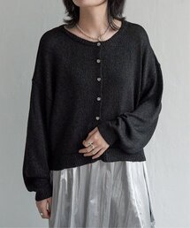 ラメリリーヤーンカーディガン