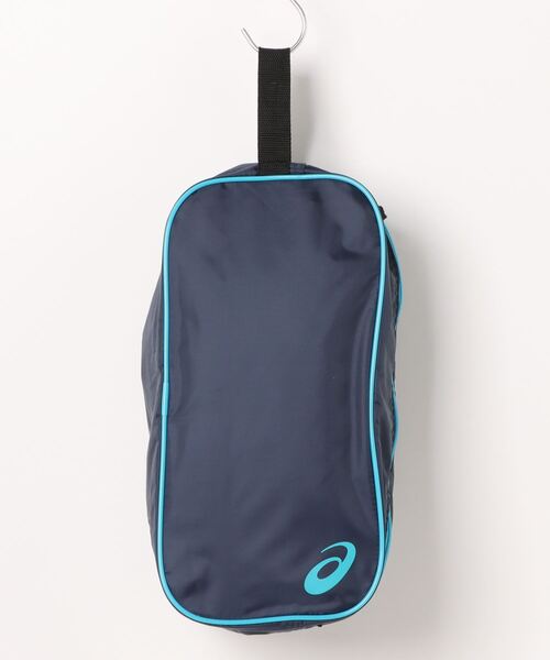 ASICS（アシックス）の「《ASICS》シューズケースM（シューズ小物/雑貨・メンズ・ブルー系その他/ブラック×ライム/ブラック×ホワイト/ブラック×パープル/ネイビー系・フリー）」の4枚目の写真
