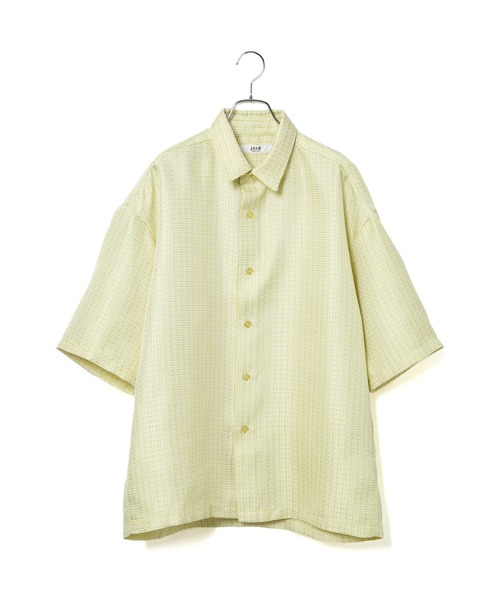 j.n.r.d(ジェー・エヌ・アール・ディー)の「j.n.r.d/ツイードハーフスリーブシャツ(シャツ/ブラウス・メンズ・イエロー/ライトグレー/ブラック・L/M)」の1枚目の写真