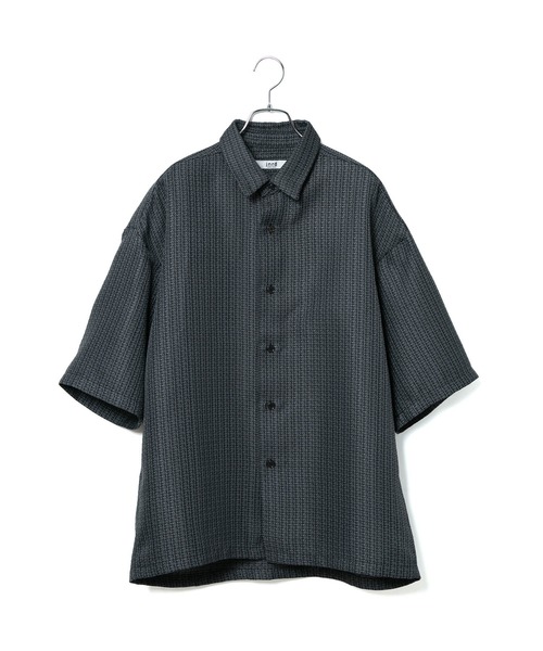 j.n.r.d(ジェー・エヌ・アール・ディー)の「j.n.r.d/ツイードハーフスリーブシャツ(シャツ/ブラウス・メンズ・イエロー/ライトグレー/ブラック・L/M)」の2枚目の写真