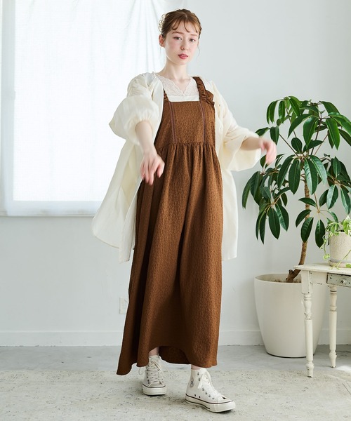 Crisp(クリスプ)の「フリンジギャザーチュニック(シャツ/ブラウス・レディース・イエロー/ピンク/アイボリー・FREE)」の15枚目の写真