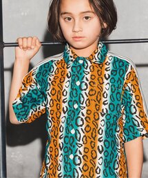 BREEZE（ブリーズ）の「【BREEZE NEW JACK】サイドライン総柄シャツ_セットアップ可＿90～160cm展開_一部WEB限定サイズ（シャツ/ブラウス・キッズ）」