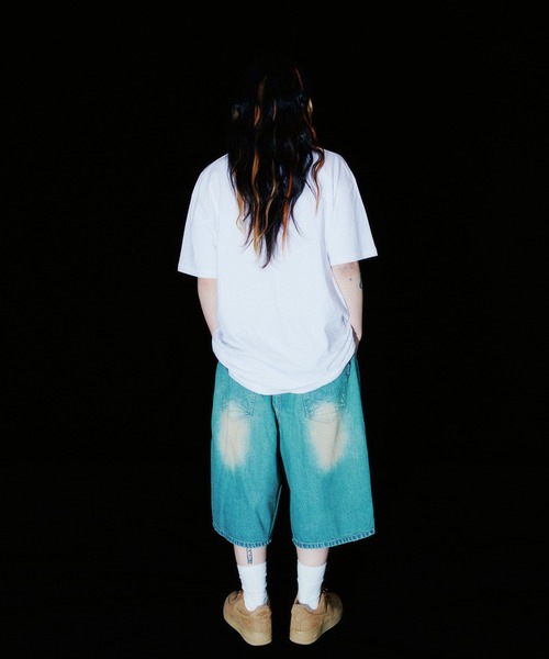 ISTKUNST(イストクンスト)の「A'GEM/9 × .kom 『ISTKUNST/イストクンスト』 BIG EARED FRIENDS TEE/ビッグイヤード フレンズTシャツ(Tシャツ/カットソー・メンズ・ホワイト/ライトパープル・M/L)」の4枚目の写真