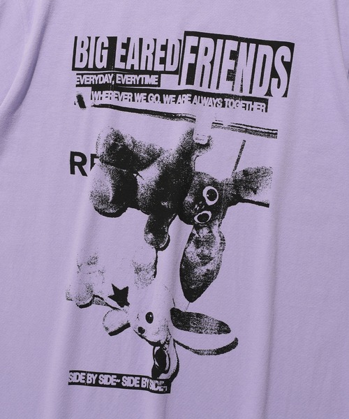 ISTKUNST(イストクンスト)の「A'GEM/9 × .kom 『ISTKUNST/イストクンスト』 BIG EARED FRIENDS TEE/ビッグイヤード フレンズTシャツ(Tシャツ/カットソー・メンズ・ホワイト/ライトパープル・M/L)」の15枚目の写真