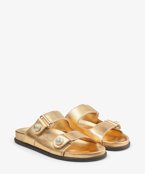 JIMMY CHOO（ジミーチュウ）の「FAYENCE SANDAL（サンダル・レディース・ゴールド・36/37）」の5枚目の写真