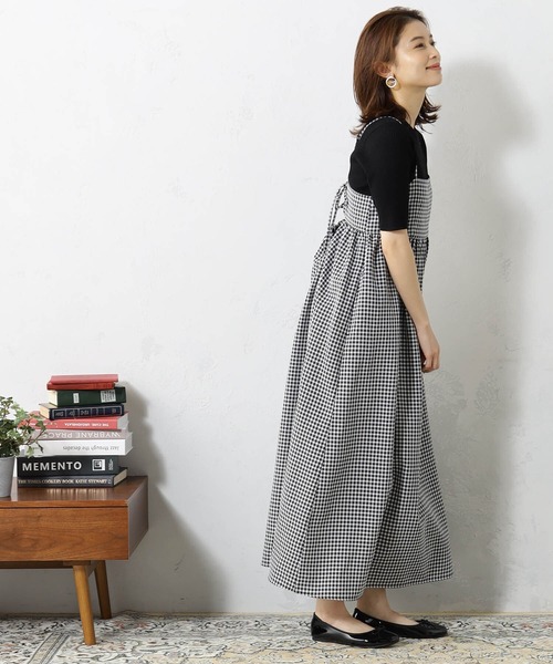 FOUND GOOD（ファウンドグッド）の「サッカーキャミワンピース（ワンピース・レディース・ブラウン系/ブラック/グレー系・L/S/M）」の8枚目の写真