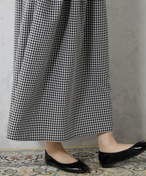 FOUND GOOD（ファウンドグッド）の「サッカーキャミワンピース（ワンピース・レディース・ブラウン系/ブラック/グレー系・L/S/M）」の9枚目の写真