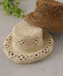 N.（N. Natural Beauty Basic） | 柄編みカサブランカハット(ハット)