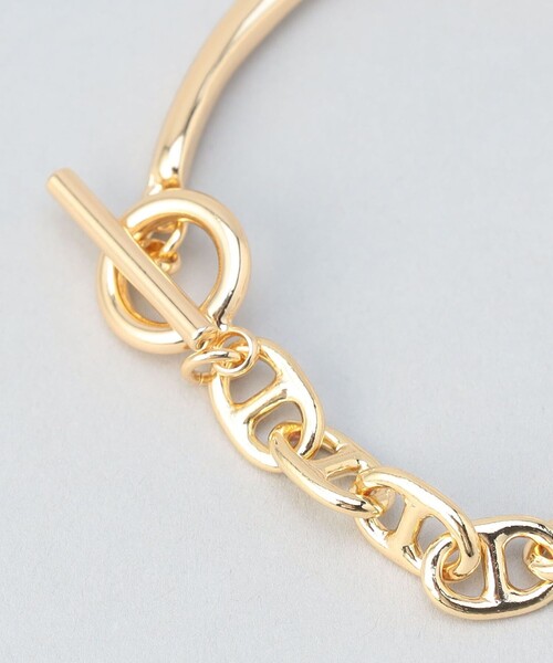 coen（コーエン）の「ニュアンスメタル＆アンカーチェーンブレスレット（ブレスレット・レディース・ゴールド/シルバー・FREE）」の10枚目の写真