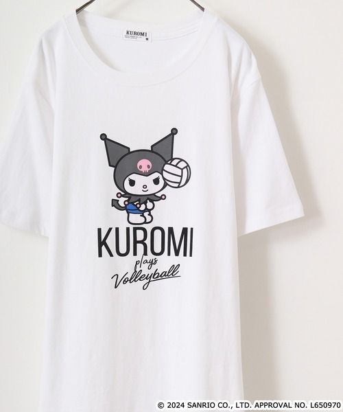 sanrio（サンリオ）の「Sanrio characters　プリント 半袖Tシャツ（Tシャツ/カットソー・メンズ・ネイビー/チャコール/ブラック系/オートミール/サックスブルー系1/ブルー系その他/ライトパープル/カーキ系/サックスブルー系/グリーン/ライトカーキ/レッド/ブラック系1/ホワイト系その他/ネイビー系1/グリーン系/ブラック系3/アイボリー系1/ホワイト系4/ホワイト/クリーム/ネイビー系/アイボリー系/ブラック系2/ホワイト系3/チャコールグレー/ブラック系4/ホワイト系その他2/杢グレー/ホワイト系5/サックスブルー/アイボリー/ピンクベージュ/ライトオレンジ系/ブラック/ホワイト系/ブルーグレー/ライトオレンジ系1/ホワイト系1/ホワイト系2/レッド系/ブルー系その他2・M/L/LL）」の9枚目の写真
