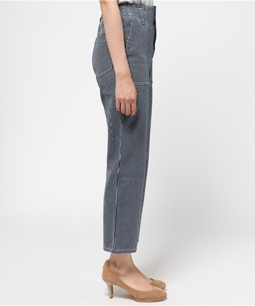 SEVENDAYS=SUNDAY（セブンデイズサンデイ）の「ヒッコリー　パンツ（その他パンツ・レディース・ライトインディゴブルー/インディゴブルー・MEDIUM/LARGE）」の4枚目の写真