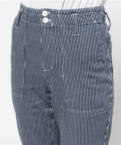 SEVENDAYS=SUNDAY（セブンデイズサンデイ）の「ヒッコリー　パンツ（その他パンツ・レディース・ライトインディゴブルー/インディゴブルー・MEDIUM/LARGE）」の6枚目の写真