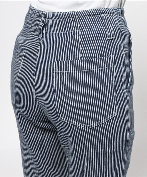 SEVENDAYS=SUNDAY（セブンデイズサンデイ）の「ヒッコリー　パンツ（その他パンツ・レディース・ライトインディゴブルー/インディゴブルー・MEDIUM/LARGE）」の7枚目の写真