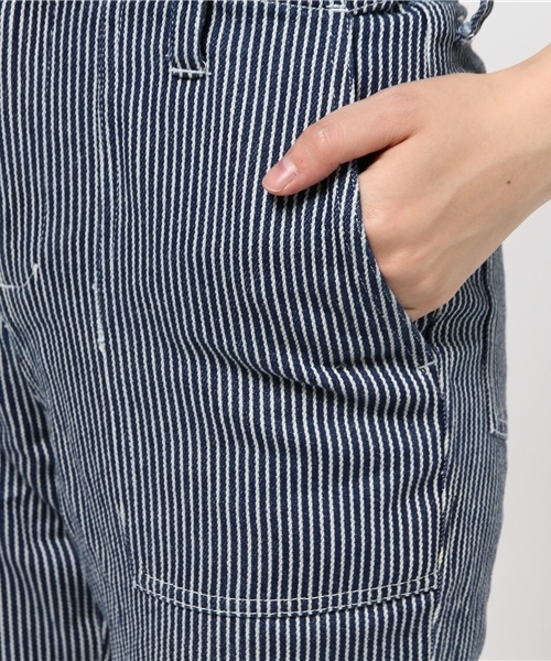 SEVENDAYS=SUNDAY（セブンデイズサンデイ）の「ヒッコリー　パンツ（その他パンツ・レディース・ライトインディゴブルー/インディゴブルー・MEDIUM/LARGE）」の8枚目の写真