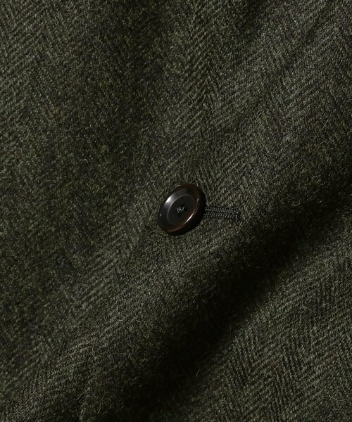 BEAMS F(ビームスエフ)の「MALLALIEUS ツイード ヘリンボーン ジャケット(テーラードジャケット・メンズ・ダークグリーン・50 8R/48 8R/46 8R/44 8R)」の7枚目の写真