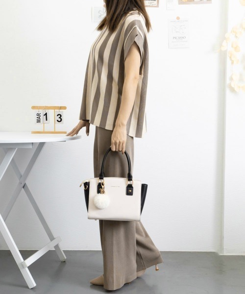 Miniministore（ミニミニストア）の「サマーニットセットアップ 韓国 春夏秋服（セットアップ・レディース・ダークベージュ/ミント/ブルー/ブラック/グレイッシュベージュ/アイボリー・FREE）」の10枚目の写真