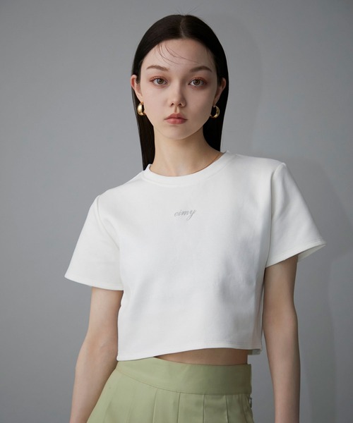 エイミーイストワール eimy istoire eimy glitterロゴTシャツ