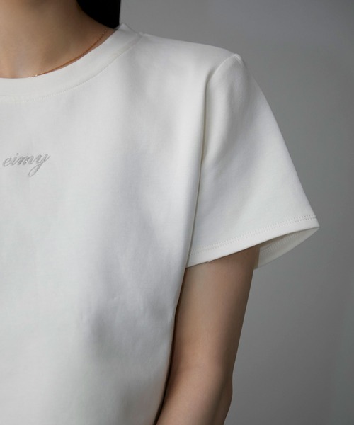 eimy istoire eimy glitterロゴTシャツ eimy glitterロゴTシャツ（カットソー/Tシャツ）｜eimy istoire