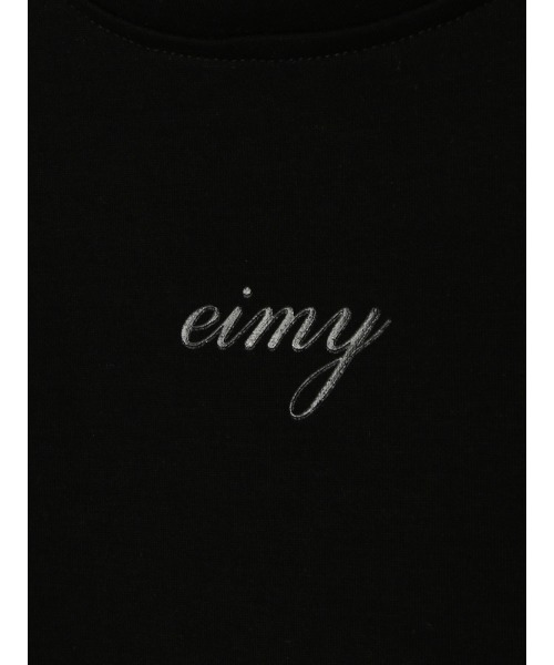 EIMY ISTOIRE(エイミーイストワール)の「eimy glitterロゴTシャツ(Tシャツ/カットソー・レディース・ホワイト/ラベンダー/ブラック/ライトピンク/サックスブルー・F)」の21枚目の写真