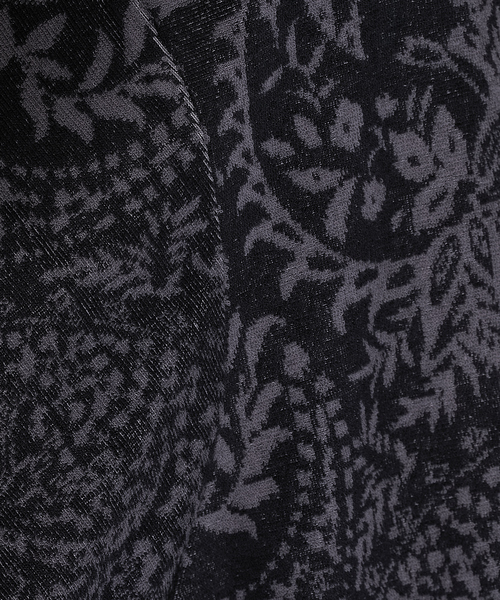 AH ABAHOUSE（エーエイチアバハウス）の「【AH ABAHOUSE】パイル ジャガード オーバーサイズ カーディガン（カーディガン/ボレロ・メンズ・ブラック/グレイッシュベージュ・48/46）」の8枚目の写真