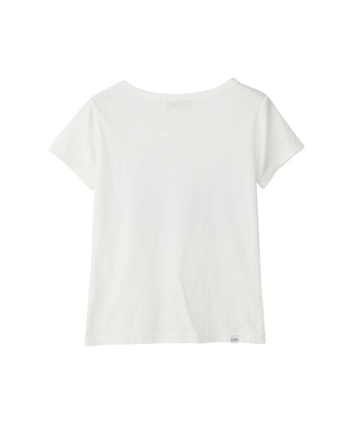 HYSTERIC GLAMOUR（ヒステリックグラマー）の「MUSIC LOVERS チビTシャツ（Tシャツ/カットソー・レディース・ブラック/ホワイト/イエロー・FREE）」の4枚目の写真