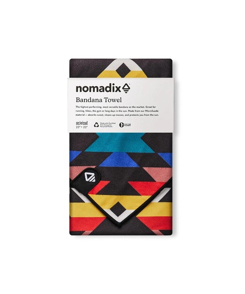 go slow caravan（ゴースローキャラバン）の「NOMADIX/ノマディックス　BANDANA TOWEL（タオル・レディース・その他1/カモフラージュ/ブラック/その他/グリーン・FREE）」の9枚目の写真