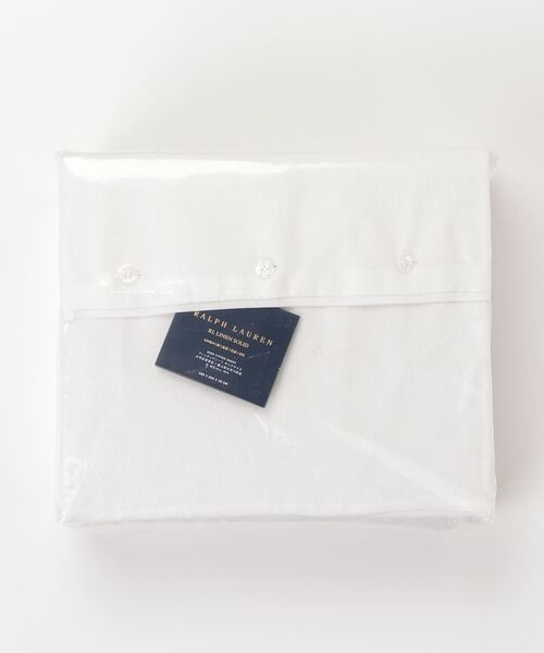 RL リネン ソリッド ボックスシーツ/キングサイズ（寝具）｜RALPH LAUREN HOME（ラルフ ローレン ホーム）