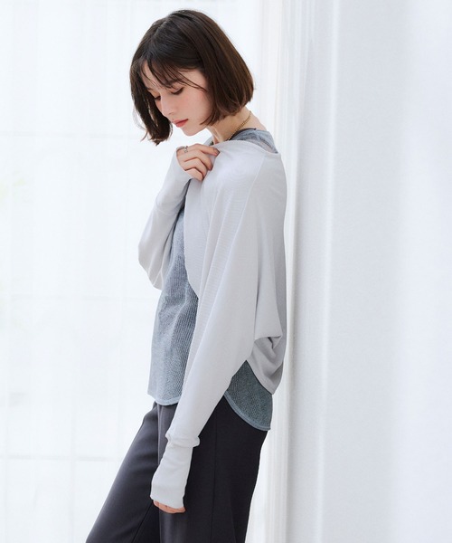 cross marche(クロスマルシェ)の「【涼活本舗】UVCUT99%以上 接触冷感 UPF50+ クールボレロ(カーディガン/ボレロ・レディース・ブラック/ベージュ/グレー・FREE)」の17枚目の写真